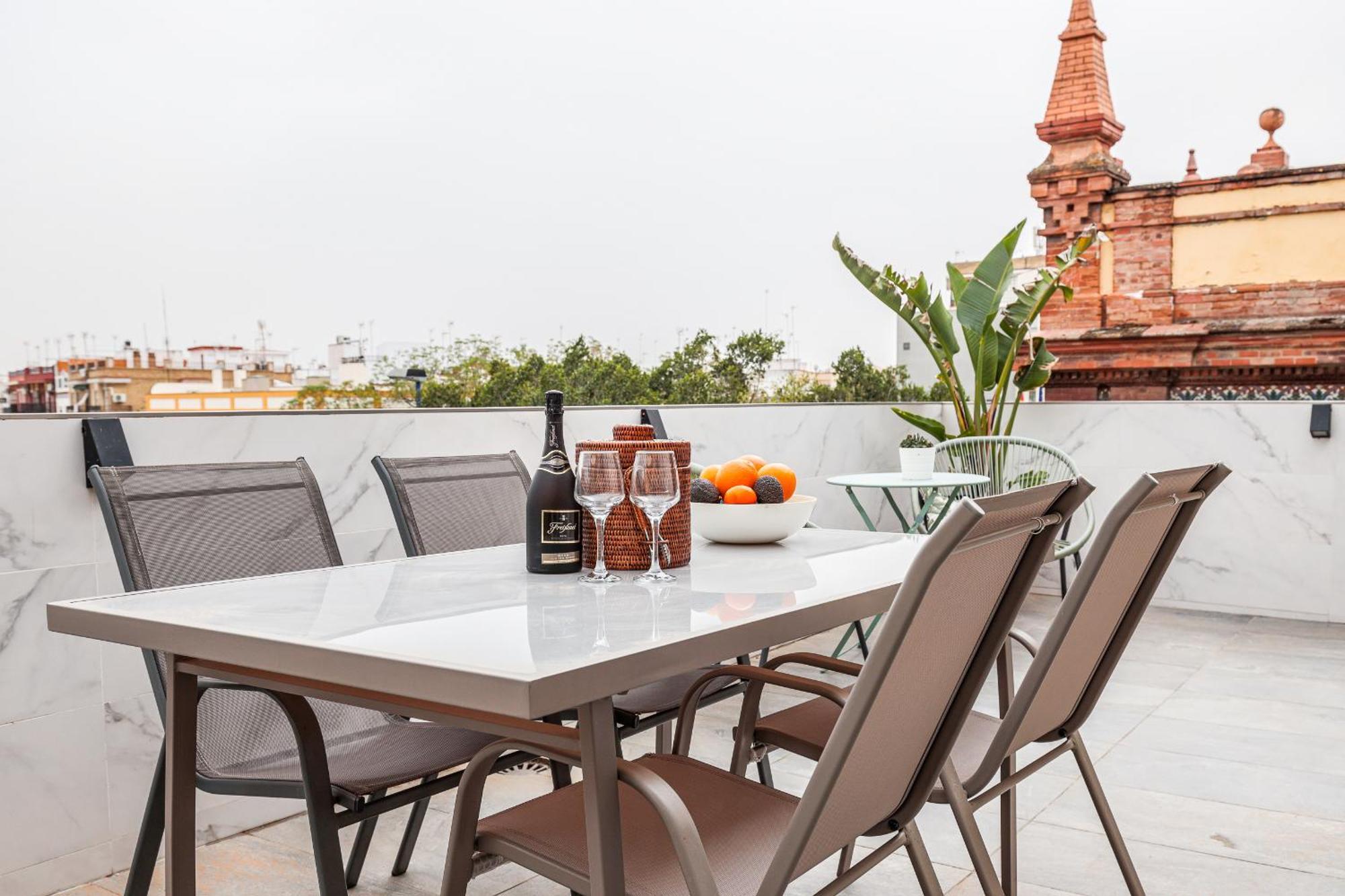 Fantastico Atico 2 Hab Y Gran Terraza Privada Seville Exterior photo