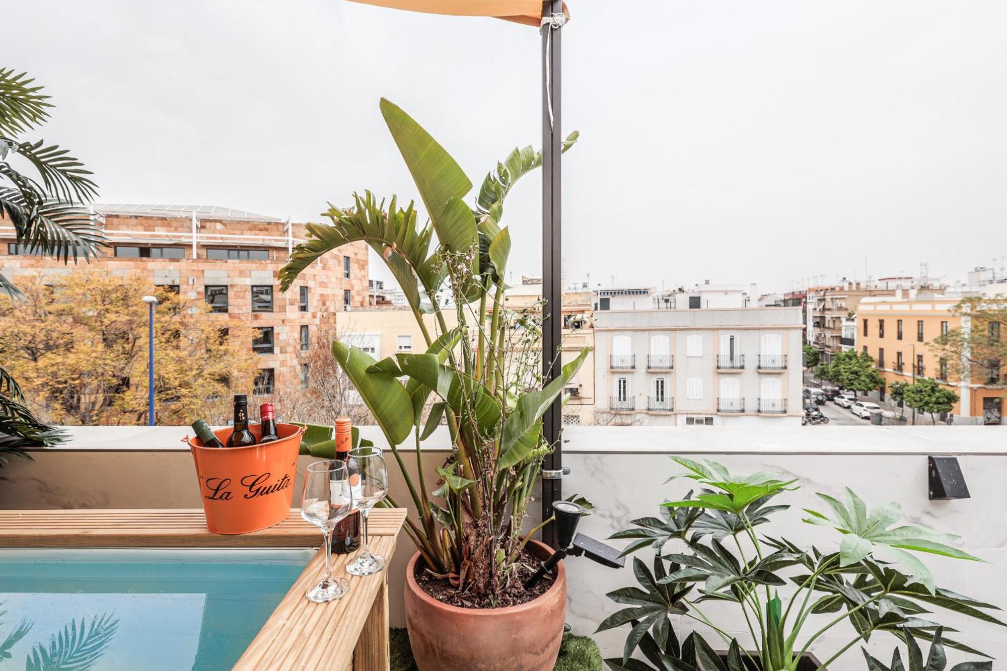 Fantastico Atico 2 Hab Y Gran Terraza Privada Seville Exterior photo